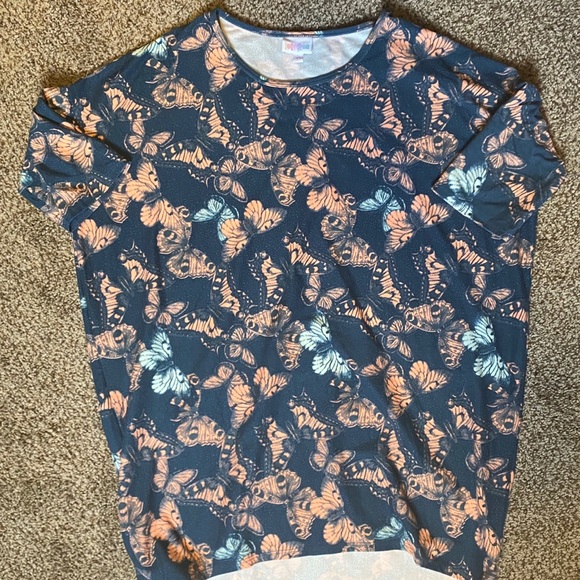LuLaRoe Tops - Lularoe Butterfly Patterned Irma Top